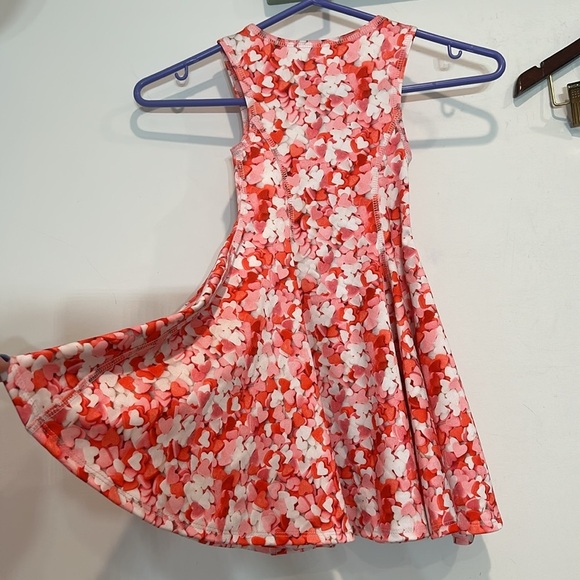 Terez bundle 2 size 5 Fit and Flare Sleeveless mini Dress candy heart & denim - Picture 5 of 8